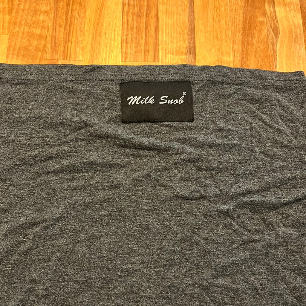 Milk Snob Nursing/Carrier Cover. Dark Grey.